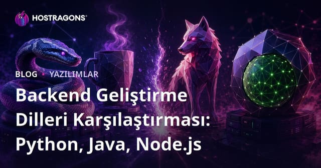 Backend Geliştirme Dilleri Karşılaştırması: Python, Java, Node.js