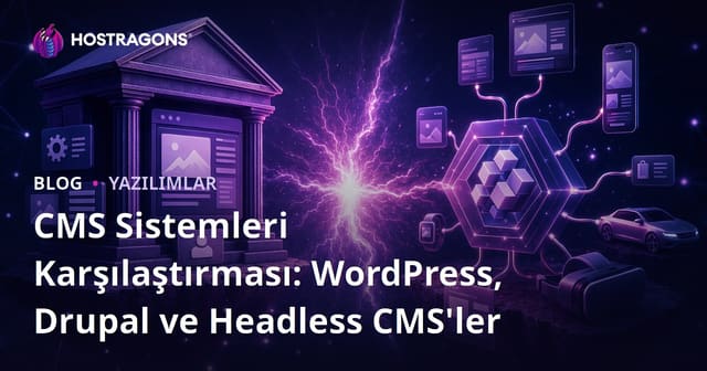 CMS Sistemleri Karşılaştırması: WordPress, Drupal ve Headless CMS'ler