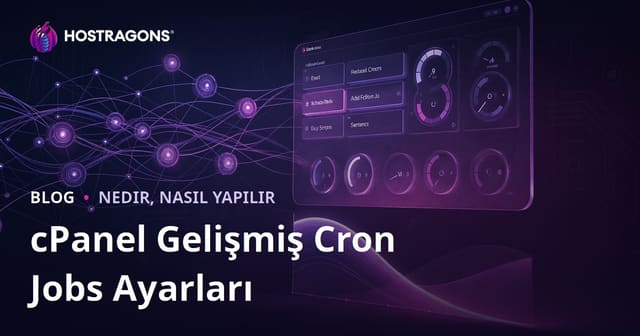 cPanel Gelişmiş Cron Jobs Ayarları ve Sunucu Yükünü Azaltma