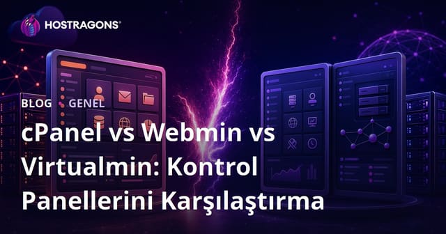 cPanel vs Webmin vs Virtualmin: Kontrol Panellerini Karşılaştırma