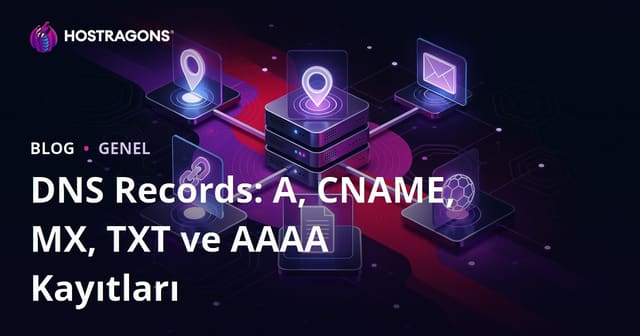 DNS Records: A, CNAME, MX, TXT ve AAAA Kayıtları