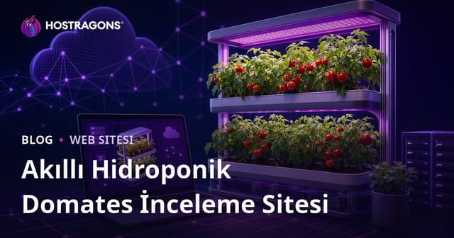 Sadece Evde Akıllı Hidroponik Domates Yetiştiriciliği Üzerine İnceleme Sitesi Kurma Rehberi