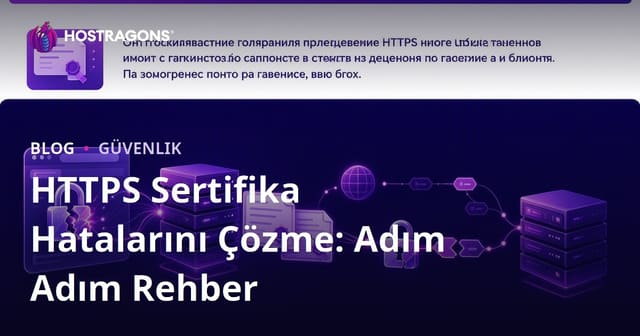 HTTPS Sertifika Hatalarını Çözme: Adım Adım Rehber