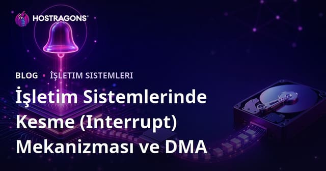 İşletim Sistemlerinde Kesme (Interrupt) Mekanizması ve DMA