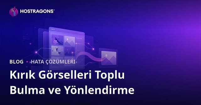 Sitenizdeki Kırık Görselleri Toplu Bulma ve Otomatik Yönlendirme