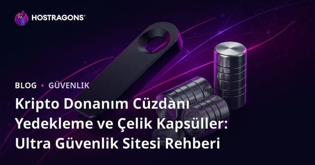 Kripto Donanım Cüzdanı Yedekleme ve Çelik Kapsüller: Ultra Güvenlik Sitesi Rehberi