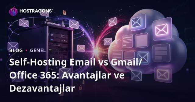 Self-Hosting Email vs Gmail/Office 365: Avantajlar ve Dezavantajlar