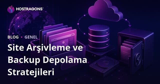 Site Arşivleme ve Backup Depolama Stratejileri