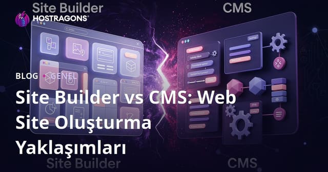 Site Builder vs CMS: Web Site Oluşturma Yaklaşımları