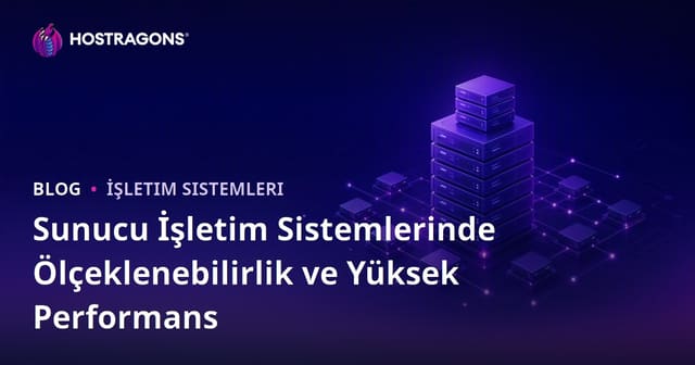 Sunucu İşletim Sistemlerinde Ölçeklenebilirlik ve Yüksek Performans