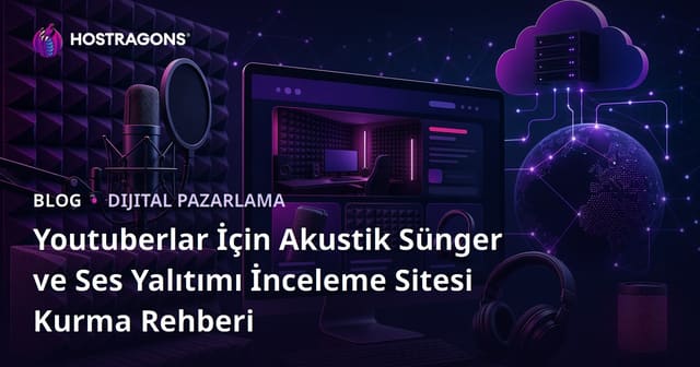 Youtuberlar İçin Akustik Sünger ve Ses Yalıtımı İnceleme Sitesi Kurma Rehberi