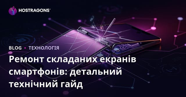 Ремонт складаних екранів смартфонів: детальний технічний гайд