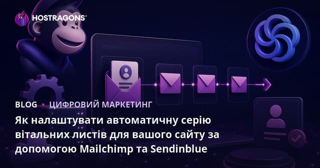 Як налаштувати автоматичну серію вітальних листів для вашого сайту за допомогою Mailchimp та Sendinblue