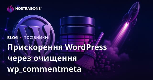 Як очистити таблицю wp_commentmeta в базі даних WordPress для прискорення сайту