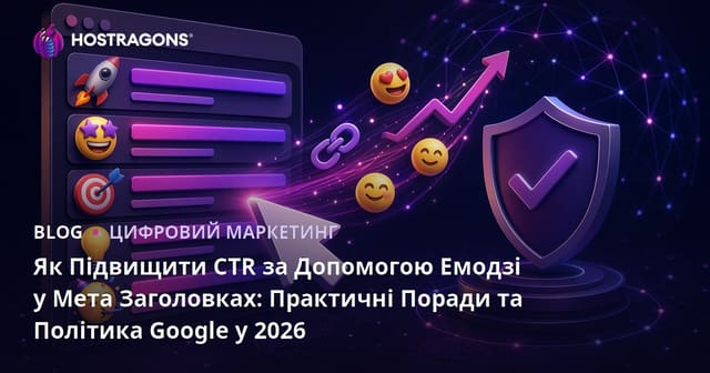 Як Підвищити CTR за Допомогою Емодзі у Мета Заголовках: Практичні Поради та Політика Google у 2026