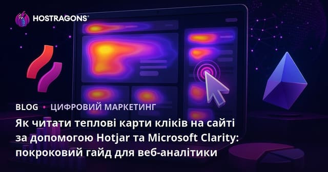 Як читати теплові карти кліків на сайті за допомогою Hotjar та Microsoft Clarity: покроковий гайд для веб-аналітики