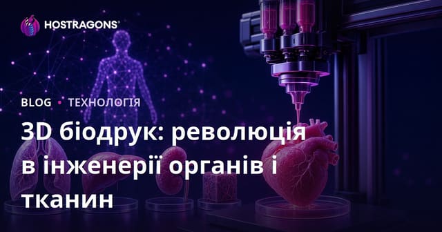 3D біодрук: революція в інженерії органів і тканин