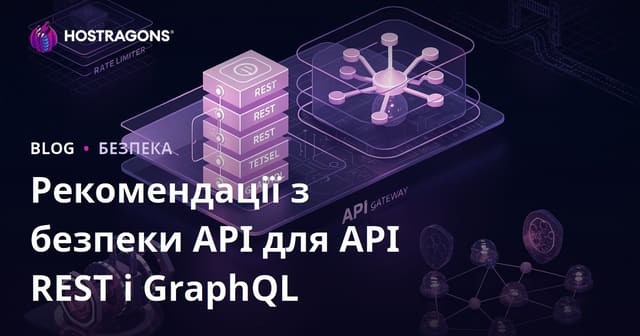 Рекомендації з безпеки API для API REST і GraphQL