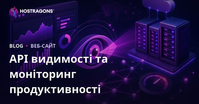 API видимості та моніторинг продуктивності