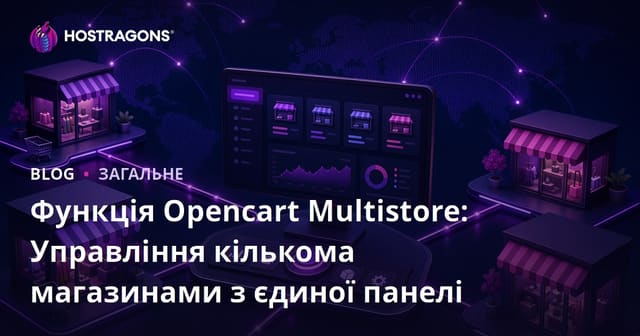 Функція Opencart Multistore: Управління кількома магазинами з єдиної панелі