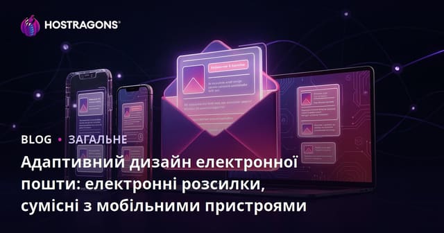 Адаптивний дизайн електронної пошти: електронні розсилки, сумісні з мобільними пристроями