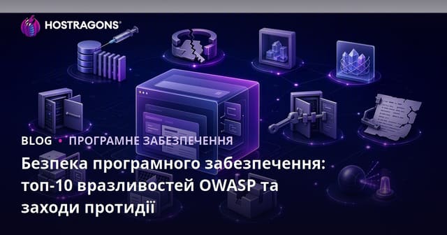 Безпека програмного забезпечення: топ-10 вразливостей OWASP та заходи протидії