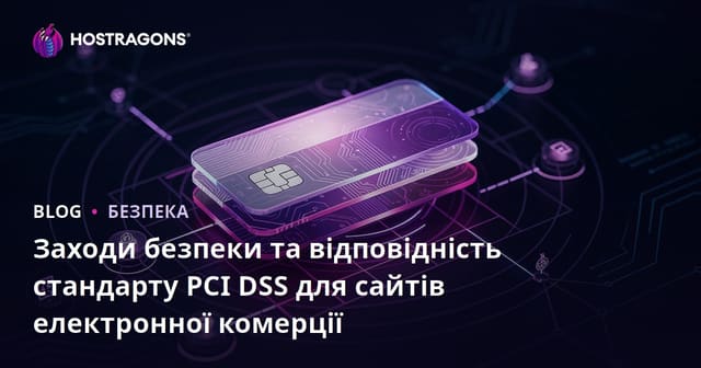 Заходи безпеки та відповідність стандарту PCI DSS для сайтів електронної комерції