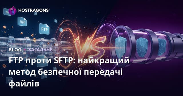 FTP проти SFTP: найкращий метод безпечної передачі файлів