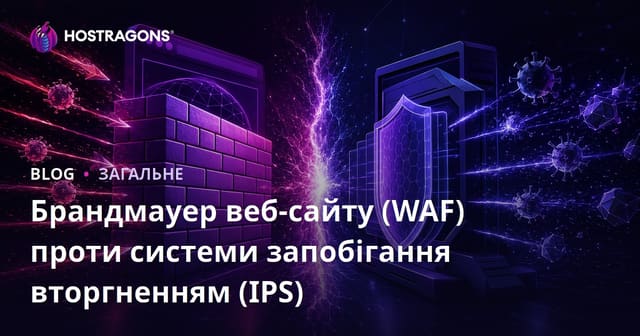 Брандмауер веб-сайту (WAF) проти системи запобігання вторгненням (IPS)