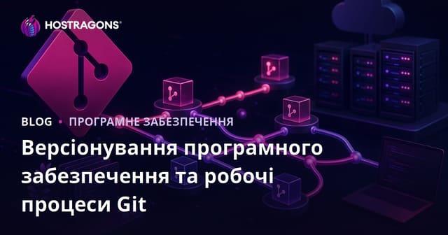 Версіонування програмного забезпечення та робочі процеси Git
