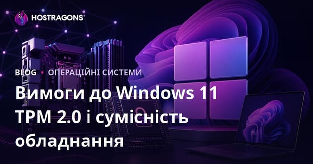 Вимоги до TPM 2.0 та сумісність апаратного забезпечення Windows 11