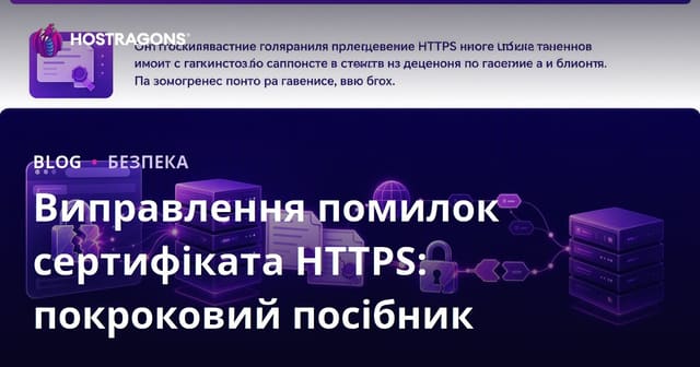Виправлення помилок сертифіката HTTPS: покроковий посібник