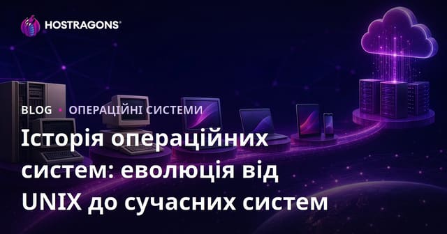 Історія операційних систем: еволюція від UNIX до сучасних систем