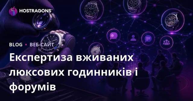 Експертиза розкішних годинників секонд-хенд та управління нішею годинникових форумів для ентузіастів