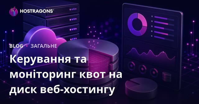 Керування та моніторинг квот на диск веб-хостингу