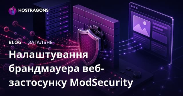 Налаштування брандмауера веб-застосунку ModSecurity