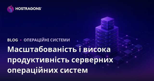 Масштабованість і висока продуктивність серверних операційних систем