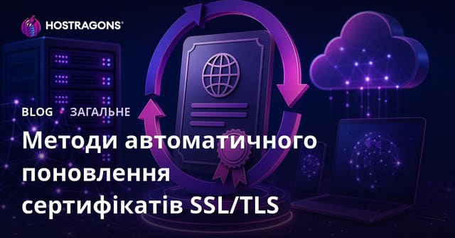 Методи автоматичного поновлення сертифікатів SSL/TLS