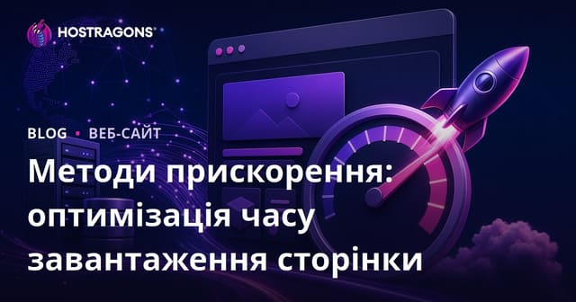 Техніки прискорення: оптимізація часу завантаження сторінок
