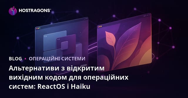 Альтернативи з відкритим вихідним кодом для операційних систем: ReactOS і Haiku