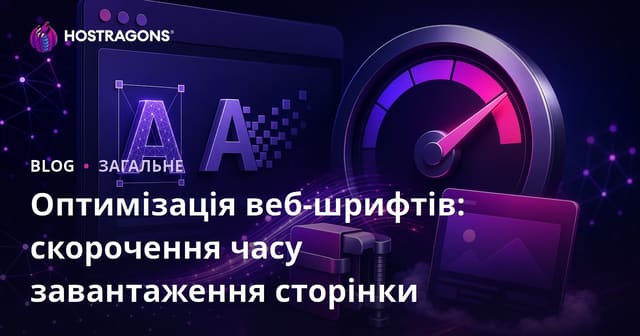 Оптимізація веб-шрифтів: скорочення часу завантаження сторінки