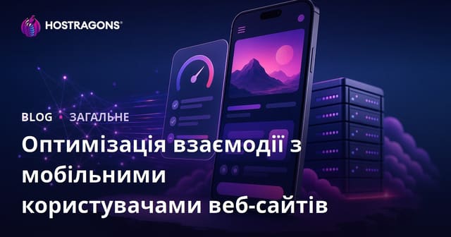 Оптимізація взаємодії з мобільними користувачами веб-сайтів