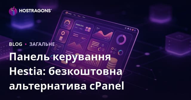 Панель управління Hestia: безкоштовна альтернатива cPanel