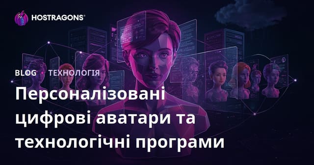 Персоналізовані цифрові аватари та технологічні програми