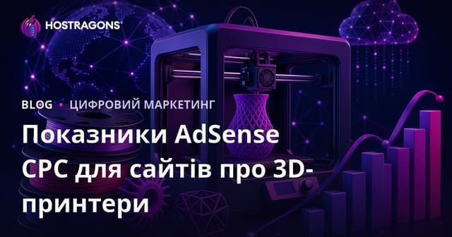 Показники AdSense для сайтів оглядів 3D-принтерів та філамента: прогноз на 2026 рік