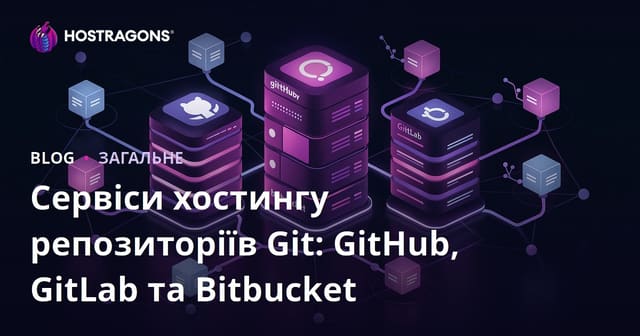 Хостинг-сервіси Git-репозиторіїв: GitHub, GitLab та Bitbucket