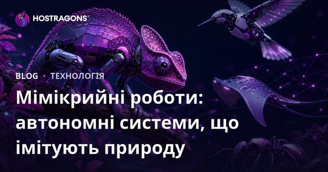 Мімікрийні роботи: автономні системи, що імітують природу