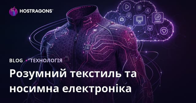 Розумний текстиль та носима електроніка