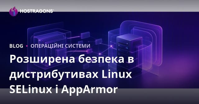 Розширена безпека в дистрибутивах Linux SELinux і AppArmor