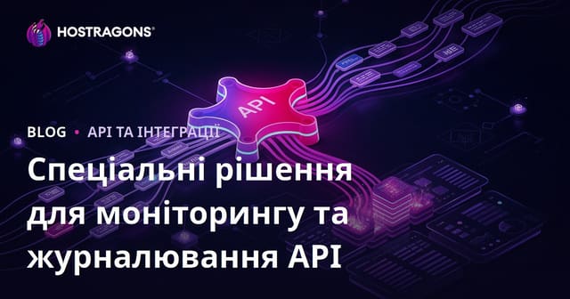 Спеціальні рішення для моніторингу та журналювання API